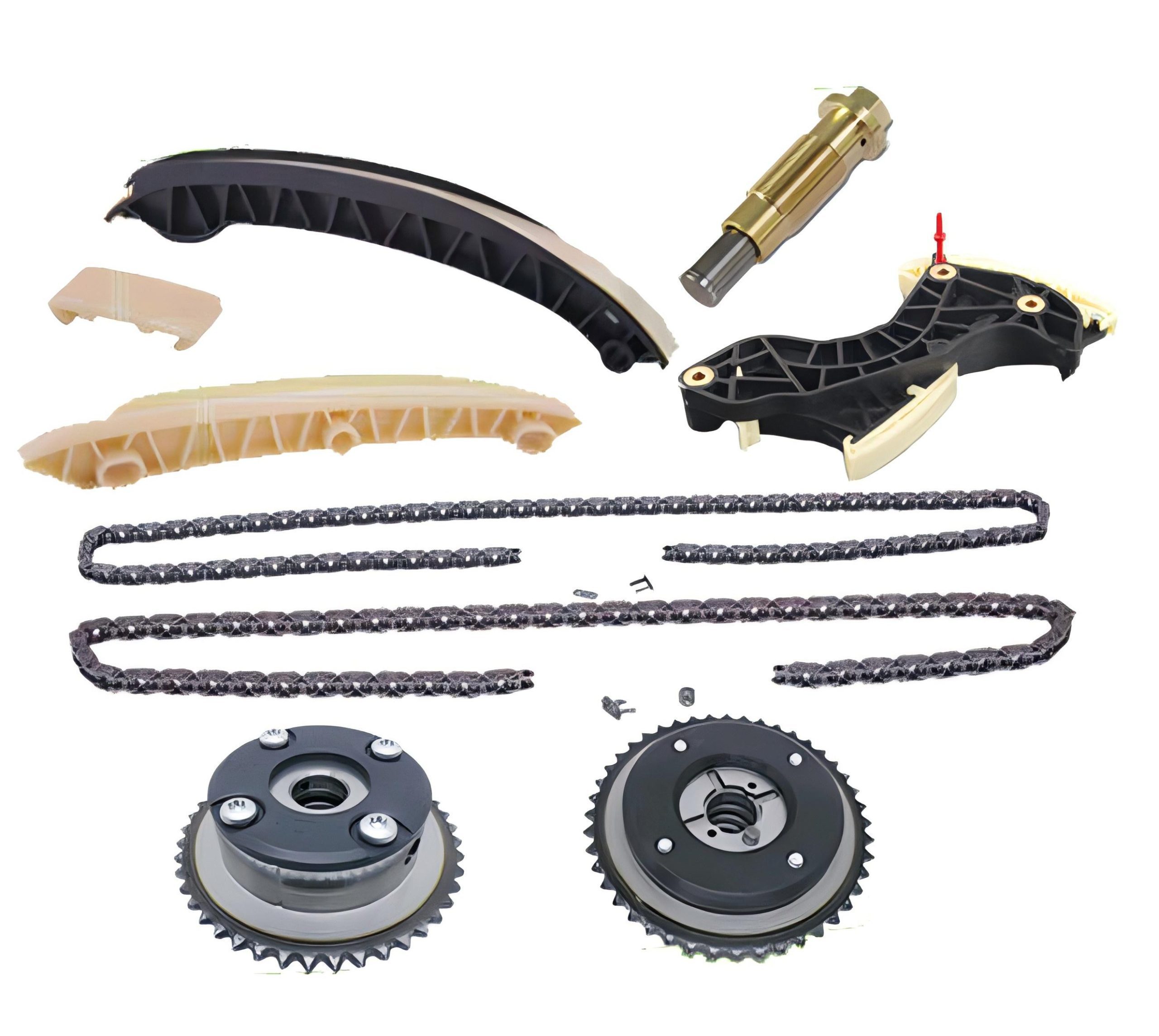 Mercedes M271 Kompressor Camshaft Adjusters Timing Chain Kit C200 C180 CLC E200