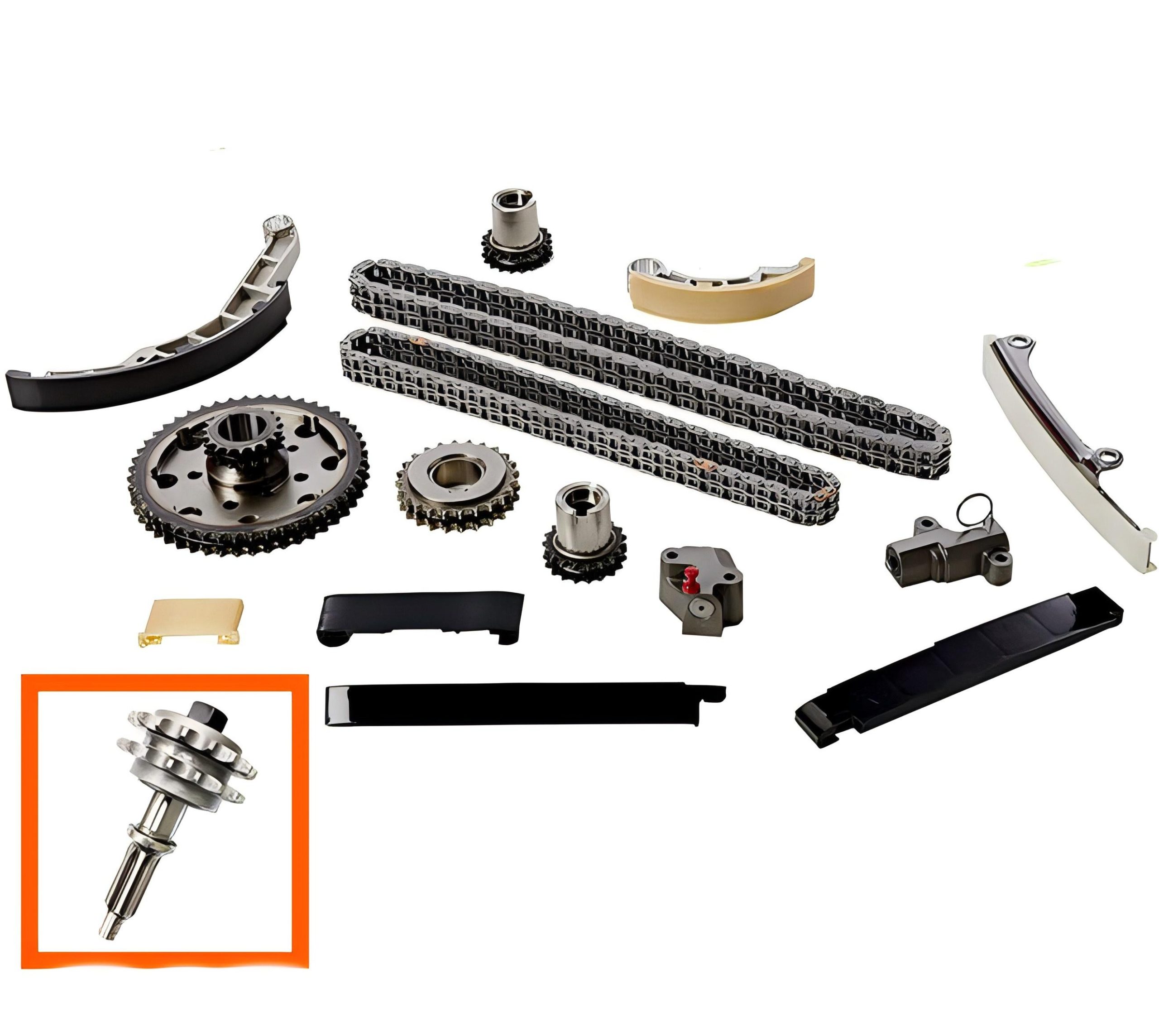 Timing Chain Conversion Kit Duplex+Vacuum Pump Gear For Navara 2.5 YD25