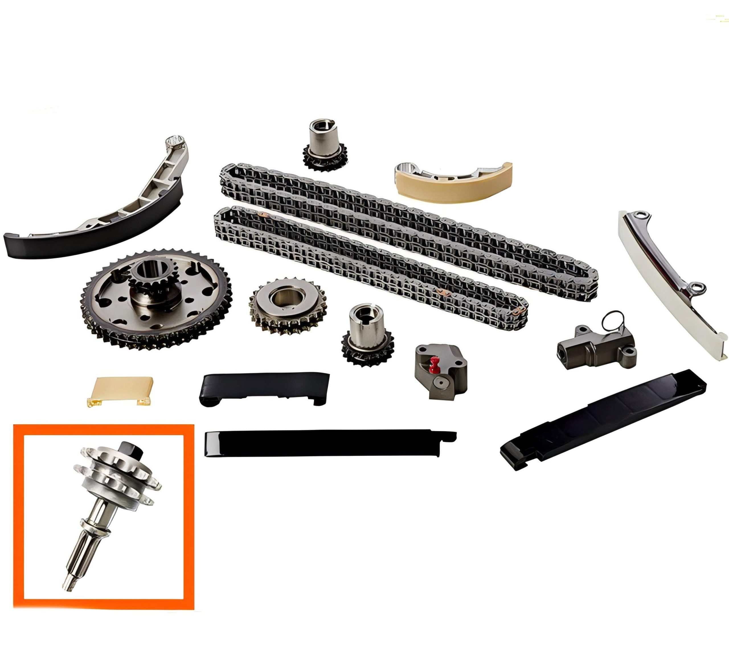 Timing Chain Conversion Kit Duplex+Vacuum Pump Gear Fit Navara 2.5 YD25