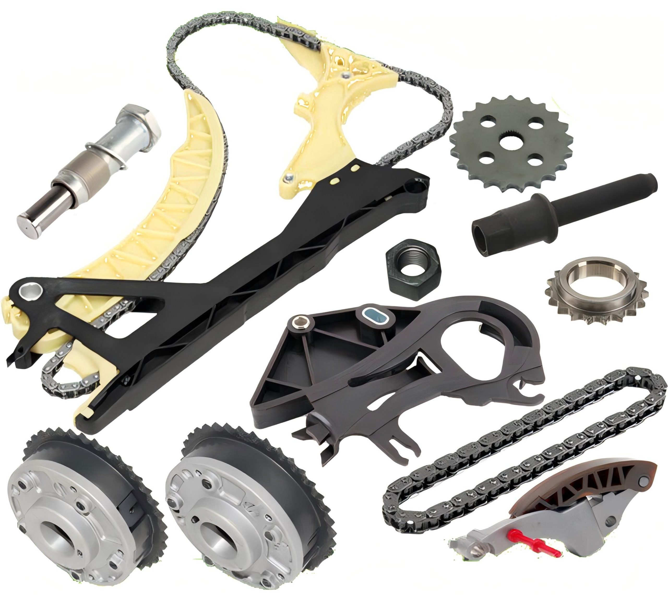 Timing Chain Kit+2 VVT Gear+Oil pump Chain Set For BMW N42 N46 E87 E90 318i 520i