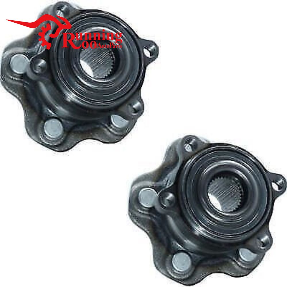 Pair Rear Wheel Bearing Hub For Nissan 370Z Z34 Skyline V36 370GT GT-R R35 ABS