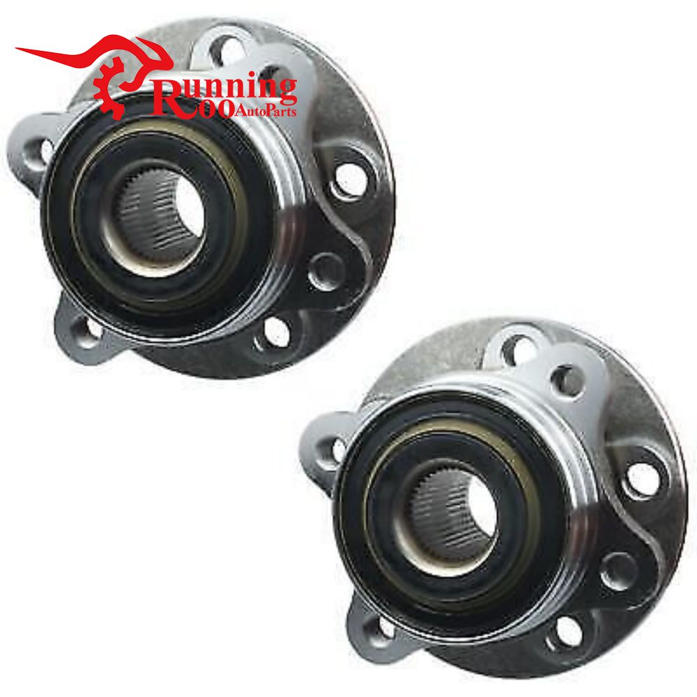 Pair Front Wheel Bearing Hub For Volvo XC90 275 P2 P3 AWD 40 Spline Non ABS