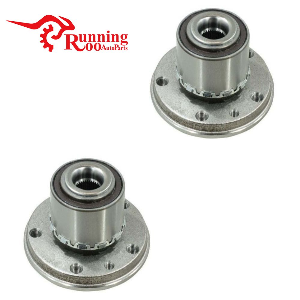 Pair Front Wheel Bearing Hub Assy For VW Caravelle Multivan Transporter Kombi