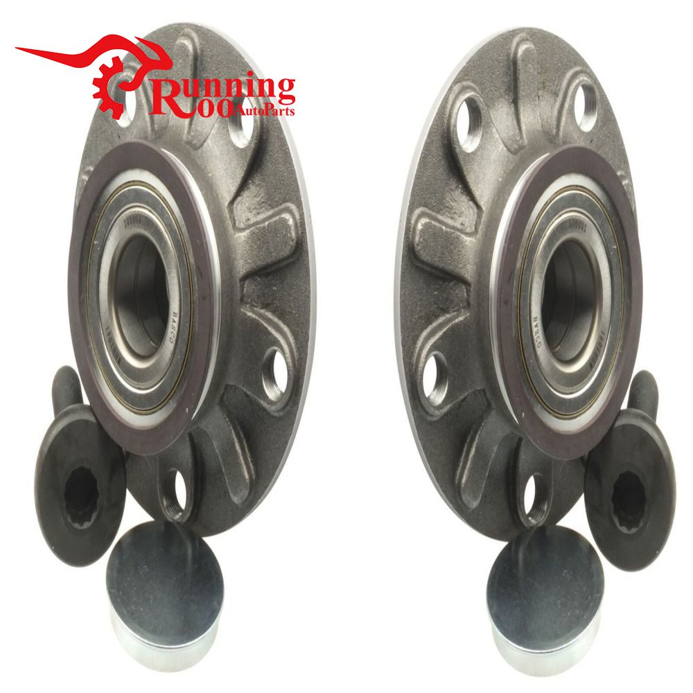 Pair Rear Wheel Bearing Hub For Audi A3 8Y Q2 8P Volkswagen Golf Jetta Skoda