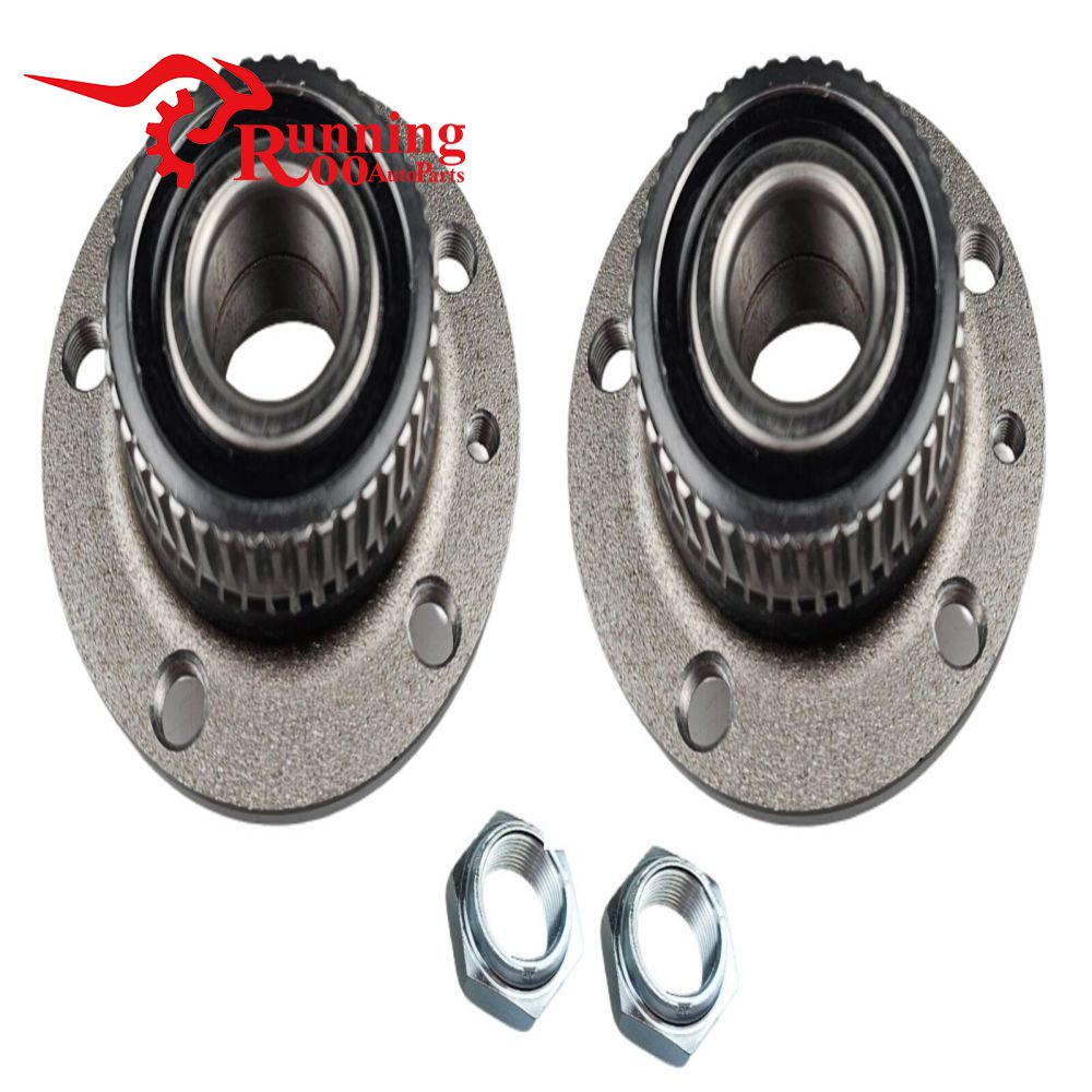 Pair Rear Wheel Bearing Hub Assy For Alfa Romeo GTV 2.0L 2.5L 3.0L Tone Ring