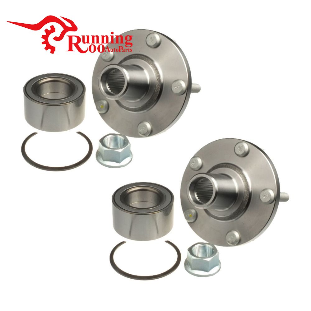 Pair Front LH RH Wheel Bearing Hub For Nissan Maxima A33 J31 Xtrail X-Trail T30